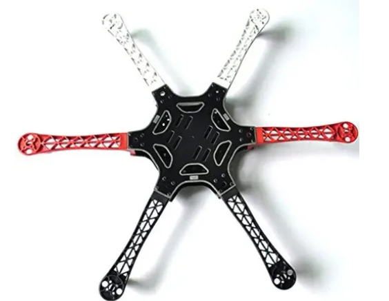 F550 Hexacopter Drone Frame With Integrated PCB.